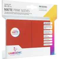 GameGenic Matte Prime Sleeves Red