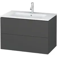 Duravit Waschtischunterbau L-CUBE 820x481x550mm graphit matt