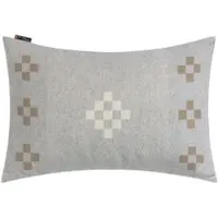 David Fussenegger Kissenhülle Jade 'Quilt' 40 x 60 cm Filz- Hellgrau