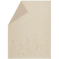 David Fussenegger Wohndecke Amber 'Pflanzen' 140 x 200 cm Rohweiß- Creme