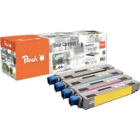 Peach Toner OKI MC853 O4586 MultiPack bk c m y kompatibel - Kompatibel - Tonereinheit