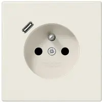 JUNG LS1520F-18C Steckdose Frz/Belg mit USB Typ C