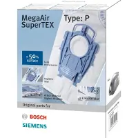 Siemens Staubsaugerbeutel MegaAir SuperTEX VZ41AFP (4+1) Typ P (4 Stück + Micro-Hygienefilter)