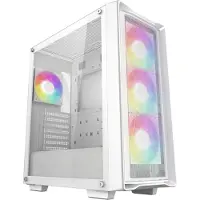 DeepCool CC560 MESH V2 WH, Midi Tower, PC, Weiß, ATX, micro ATX, Mini-ITX, Acrylnitril-Butadien-Styrol (ABS), SPCC, Gehärtetes Glas, Gaming