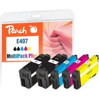 Peach PI200-938, Schwarz, Cyan, Magenta, Gelb, 43 ml, 23 ml, 5 Stück(e), Multipack