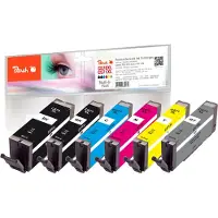 Peach Tintenset Canon 570XL/571XL, Multi-6-Pack BK/PBK/C/M/Y/G