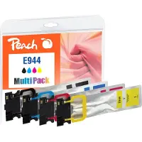 Peach PI200-786, Schwarz, Cyan, Magenta, Gelb, 47 ml, 30 ml, 4 Stück(e), Multipack