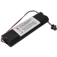 AccuCell Notleuchtenakku NiMH 4,8V 1100mAh L2x2 Mignon AA mit 150mm Kabel passend für Elubat swiss 137 875