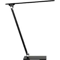 Steinhauer Tischleuchte Serenade LED 1-flammig Schwarz Matt 38x12cm