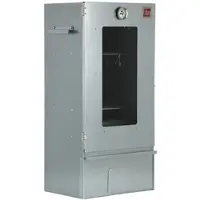 ITA Räucherofen 7002 - 81x29x40 cm - Premium Räucherschrank - Edelstahl - Smoker mit Sichtfenster & Thermometer