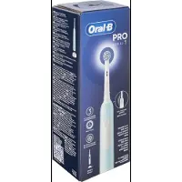 Oral-B Pro 1 Sensitive Clean, Erwachsener, Rotierende-vibrierende Zahnbürste, Tägliche Pflege, Sensibel, Whitening, 20000 Bewegungen pro Minute, Blau, 8800 Bewegungen pro Minute