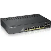 Zyxel GS1920-8HPV2, Managed, Gigabit Ethernet (10/100/1000), Power over Ethernet (PoE), Wandmontage