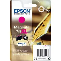 Epson Pen and crossword Singlepack Magenta 16XL DURABrite Ultra, Hohe (XL-) Ausbeute, Magenta, Tinte auf Pigmentbasis, 6,5 ml, 1 Stück(e), 450 Seiten