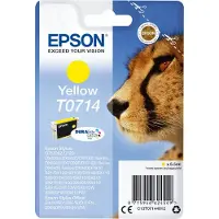 Epson Singlepack Yellow T0714 DURABrite Ultra Ink, Standardertrag, Gelb, Tinte auf Pigmentbasis, 5,5 ml, 1 Stück(e)