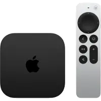 Apple TV 4K, , A15, 64 GB, AVC, H.264, HEVC, M4V, MP4, MPEG4, AAC, AC3, AIFF, EAC3, FLAC, HE-AAC, MP3, MP3 VBR, WAV, GIF, HEIF, JPEG, TIFF