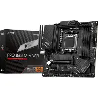 MSI PRO B650M-A WIFI, AMD, Sockel AM5, AMD Ryzen 7000 Series, Sockel AM5, DDR5-SDRAM, 128 GB