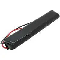 AccuCell Notleuchtenakku NiMH 7,2V 1000mAh L2x3 Mignon AA mit 200mm Kabel einseitig passend für Willing WI201194