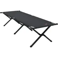 Syfax Klapp Schlafbett fürs Camping Schwarz 193 x 69 x 45 cm