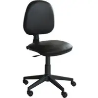 Topsit Arbeitsstuhl Industry, IND000251, schwarz, mit Rollen, Kunstleder, bis 120 kg