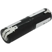 AccuCell Notleuchtenakku NiMH 2,4V 2500mAh L1x2 Sub-C mit Faston-Anschluss +4,8mm / -2,8mm ersetzt Zumtobel 59004662