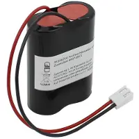 AccuCell Notleuchtenakku NiMH 2,4V 4,2Ah F1x2 7/5 Sub-C mit Kabel und Stecker ersetzt Zumtobel 00072883
