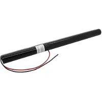 AccuCell Notleuchtenakku NiMH 9,6V 1800mAh L1x8 Sub-C mit 200mm Kabel einseitig