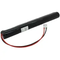 AccuCell Notleuchtenakku NiMH 6V 1800mAh L1x5 Sub-C mit 200mm Kabel und Stecker passend für Beghelli 415.021.000