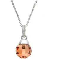 Orphelia Damen-Kette aus 925er Sterlingsilber mit Anhänger – Silber ZH-4622