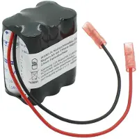 AccuCell Notleuchtenakku NiMH 7,2V 1100mAh F2x3 Mignon AA mit 150mm Kabel und 2,8mm Fastonbuchsen