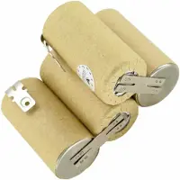 AccuCell vileda AS-193E9A Akku NiCd 4,8 Volt mit Faston 6,3mm und 4,8mm Kontakt