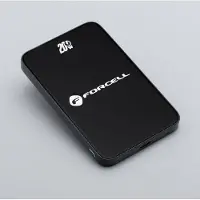 Forcell MagSafe-kompatible Powerbank F-Energy SuperSlim F5K8 QC4.0 PD3.0 15 W 5000 mAh schwarz