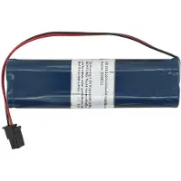 AccuCell Notleuchtenakku NiMH 4,8V 1300mAh L2x2 Mignon AA mit 150mm Kabel & Stecker