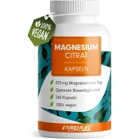ProFuel - Magnesiumcitrat Kapseln 240x mit 375 mg Magnesium 240 Kapsel St