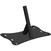 Steco Adapter für Lastenfahrrad-Vordersitz mattschwarz
