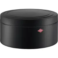 M. Westermann & Co. GmbH Wesco Gebäckdose Classic Line, Cookie Box, Keksdose, Stahlblech pulverbeschichtet, Schwarz Matt, 4 Liter, 324402-73
