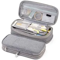 Crrynuo Großes Federmäppchen, Stiftetasche, Aufbewahrungstasche für Schülerinnen, Mädchen und Erwachsene, ideal für Büro, Uni und Schule