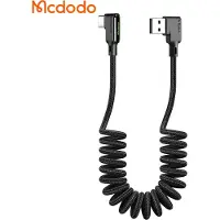 Mcdodo USB-C Schnell-Kabel Typ-C 3A Quick Charge 4.0 Nylon 1,8M schwarz