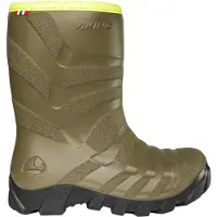 Viking Ultra Warm Kinder Winterstiefel aus Polyurethanmit Warmfutter Khaki/Black, 5-25100-6102