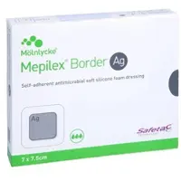 Mepilex Border Ag Schaumverb.7x7,5 cm st 5 St