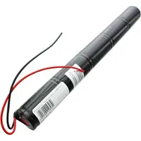 AccuCell Notleuchtenakku NiCd 6,0V 4500mAh L1x5 Mono D mit 200mm Kabel einseitig