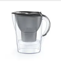 Brita Marella Graphit-Filterkrug – 2,4 l, davon 1,4 l gefiltertes Wasser – 1 Maxtra Pro All-in-1-Kartusche