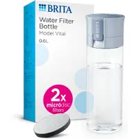 Brita 1052259, Wasserfiltration Flasche, 0,6 l, Hellblau