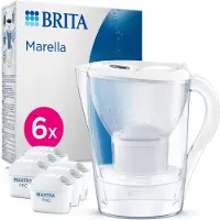 Brita Marella Wasserfilterkanne 2.4L + 6 MAXTRA PRO Filterkartuschen 1051132