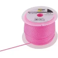 Triuso Maurerschnur MR20100L, pink fluoreszierend, Ø 2mm, geflochtenes Polypropylen, 100 m
