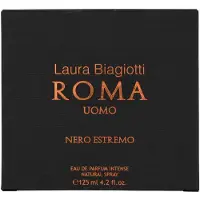 Laura Biagiotti Roma Uomo Nero Estremo, Männer, 125 ml, Flüssiges Parfüm, Spray, ALCOHOL DENAT., AQUA (WATER), PARFUM (FRAGRANCE), TETRAMETHYL ACETYLOCTAHYDRONAPHTHALENES,..., 1 Stück(e)