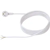 Bachmann Zuleitung H05VV-F 3G1,5 3m, weiss, einzel verpackt