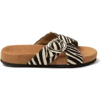 Lazamani Kaja Damen Pantoletten Zebra Größe 37