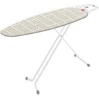 Rayen Bügeltisch Premium | Höhenverstellbar | Anti-Rutsch-Gummi an den Beinen | Bedruckter Bezug | Größe: 120 x 40 cm