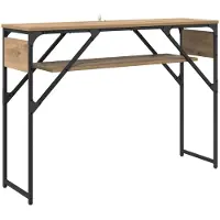 vidaXL Konsolentisch Artisan-Eiche Holzwerkstoff 105x30x75cm