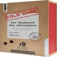 Sonstige Verlage Die Rätselbibliothek. Adventskalender - Cold Case: Der Raubmord des Jahrzehnts: Mit 24 Krimi-Rätseln durch den Advent